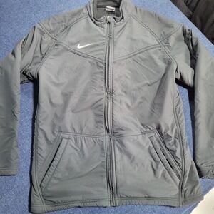 Nike Men's Fleece-lined Softshell Jacket Full Zip Lightweight Athletic Size L